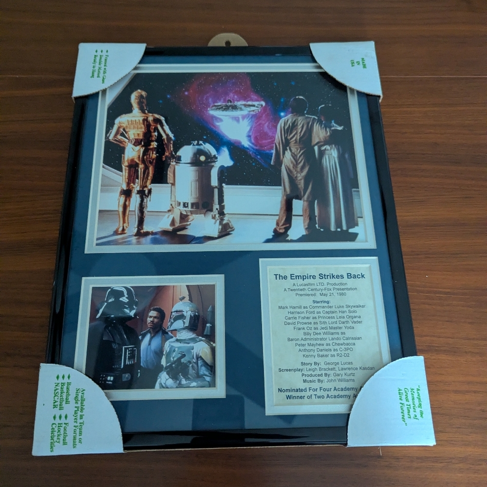Star Wars Memorabilia Empire Strikes Back Framed Photos of Movie Collectibles